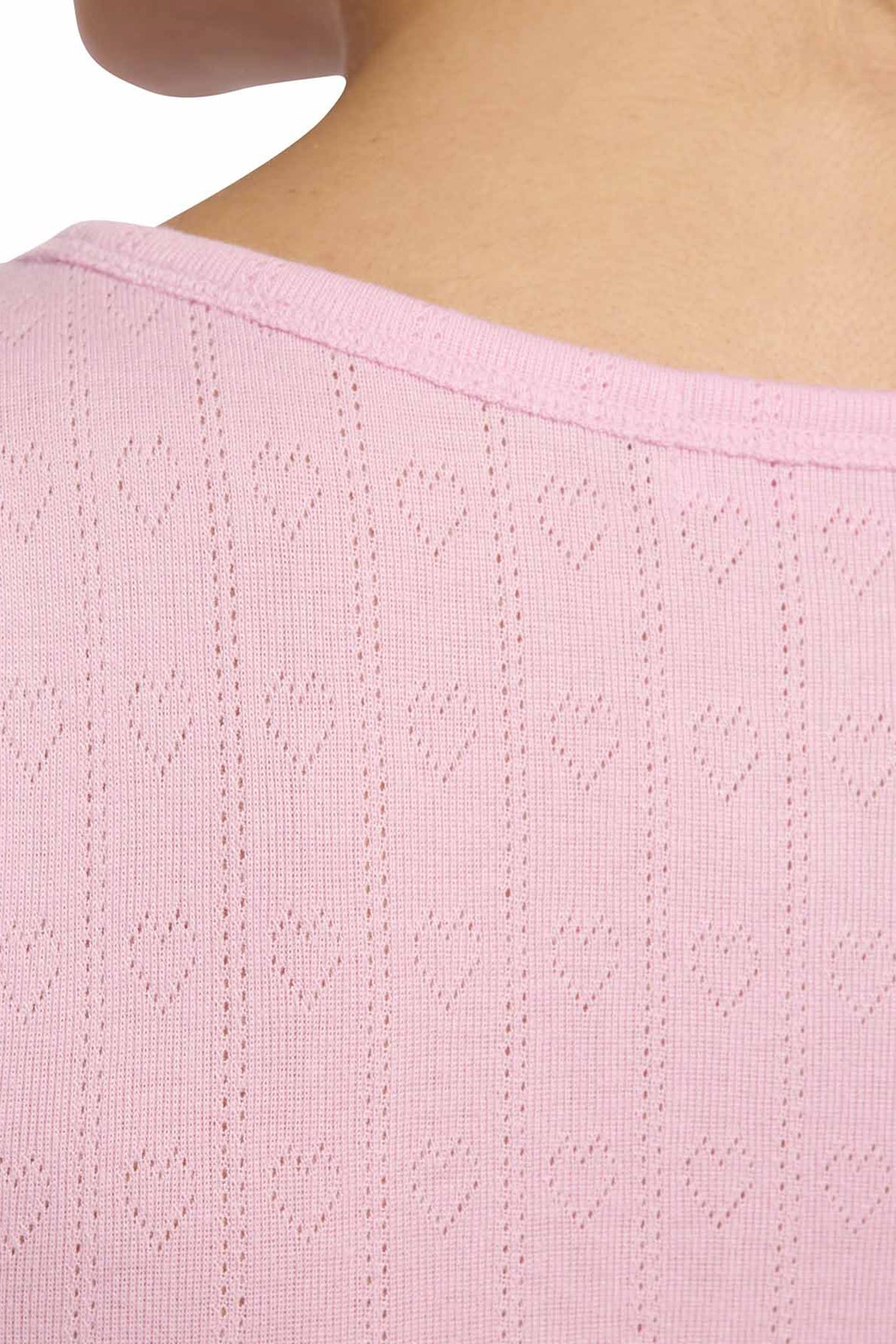 Heart Pointelle Pajama Scoop Tank | Bon Bon