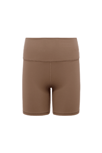 High-Waist Elevate Biker Short | Mocha
