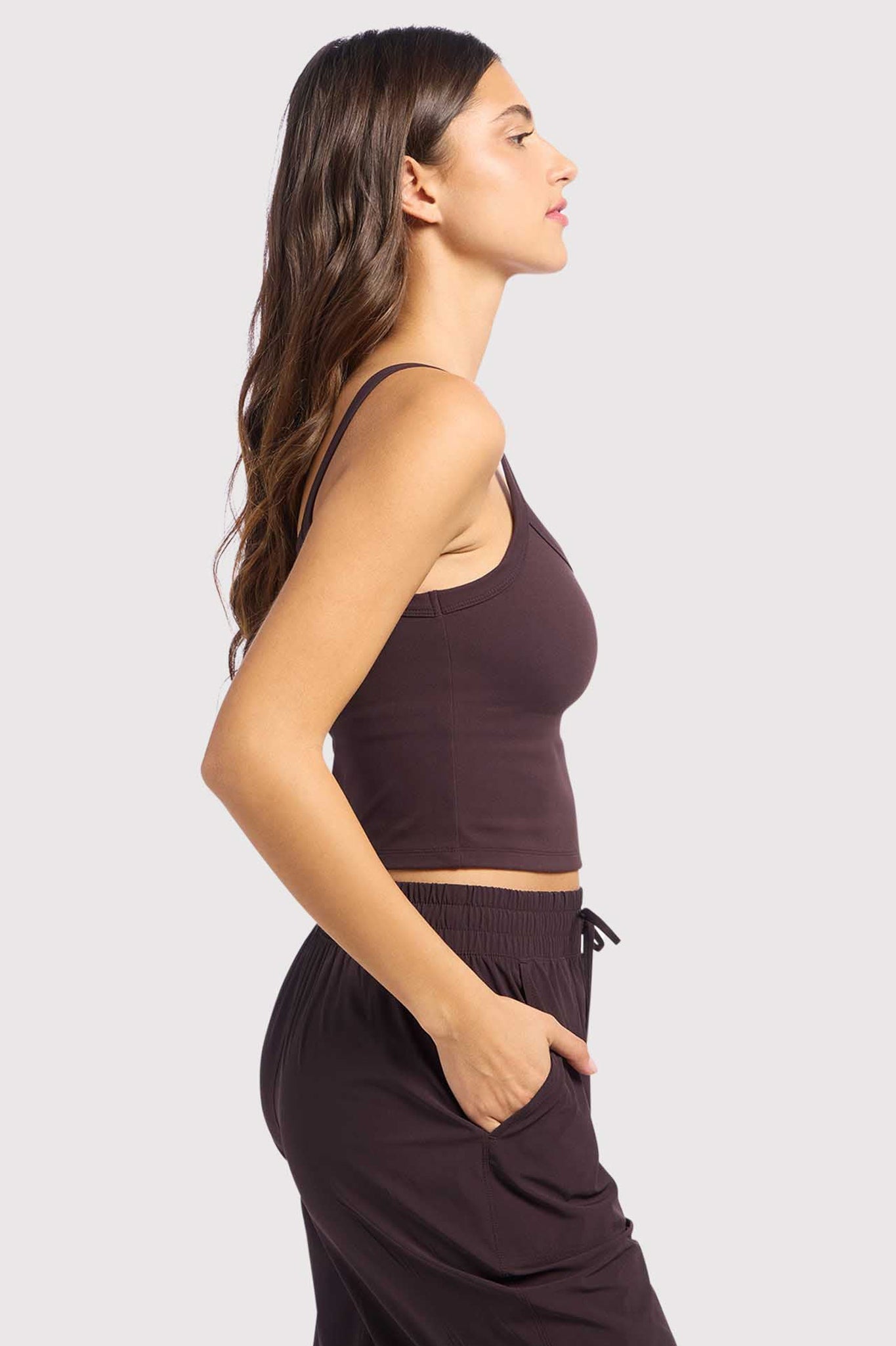 Elevate Scoop Tank | Eggplant