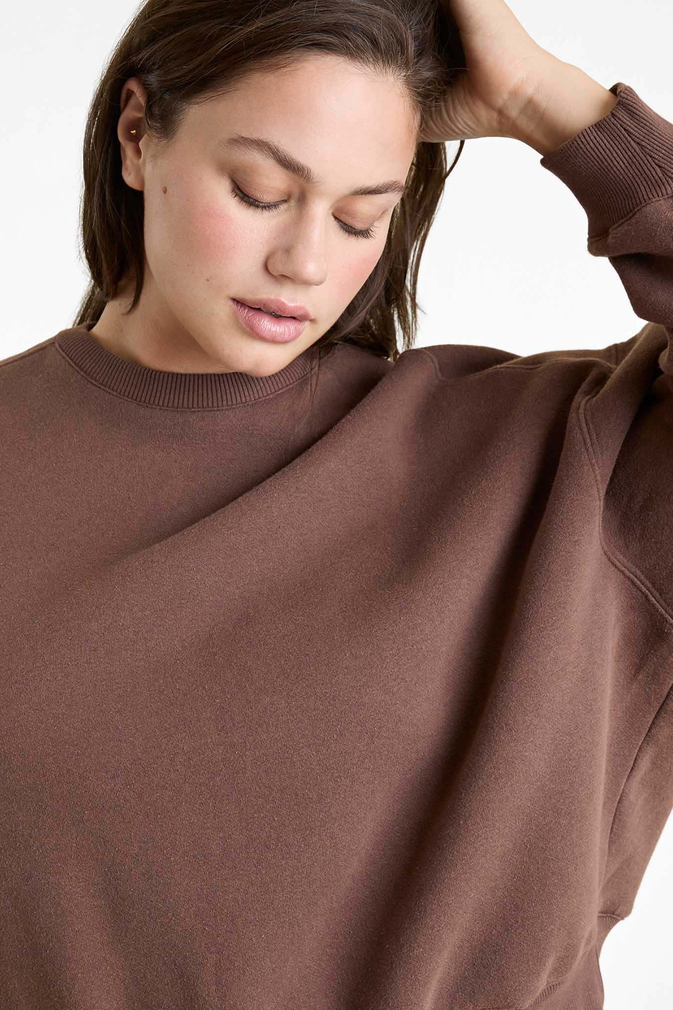 Classic Crewneck Sweatshirt | Coffee