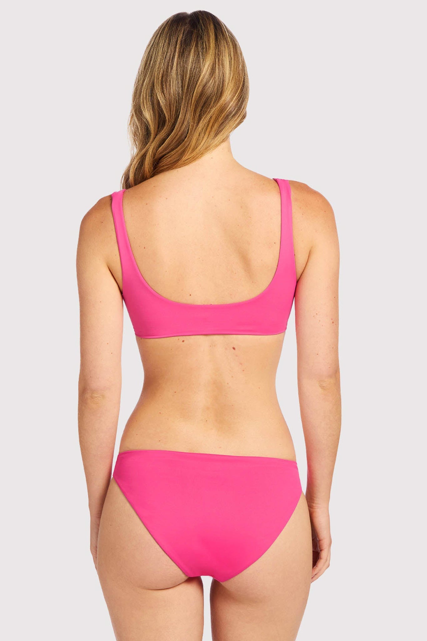 Plunge Bikini Top | Fuchsia