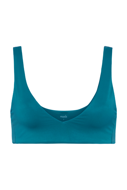 Plunge Bikini Top | Lagoon