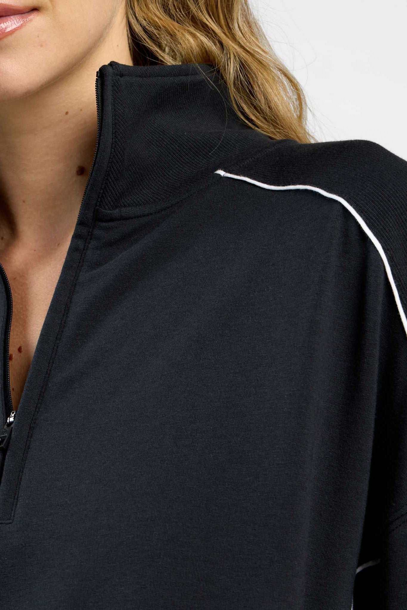 CloudTech Quarter-Zip | Black