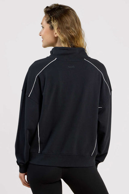 CloudTech Quarter-Zip | Black