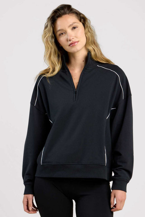 CloudTech Quarter-Zip | Black