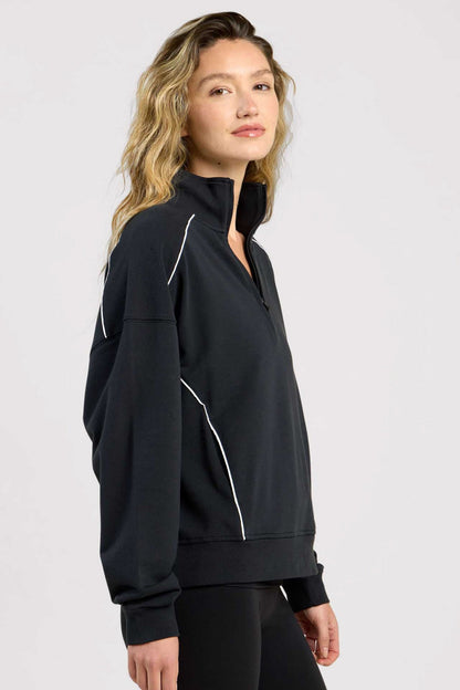 CloudTech Quarter-Zip | Black