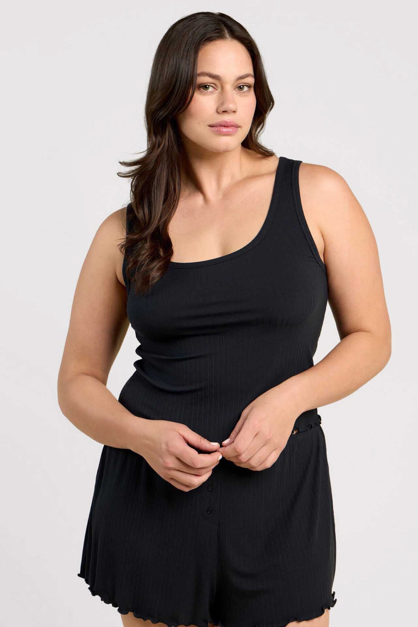 Mini Rib Tank | Black