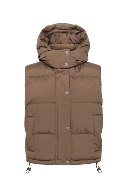 Peak Puffer Vest | Mocha