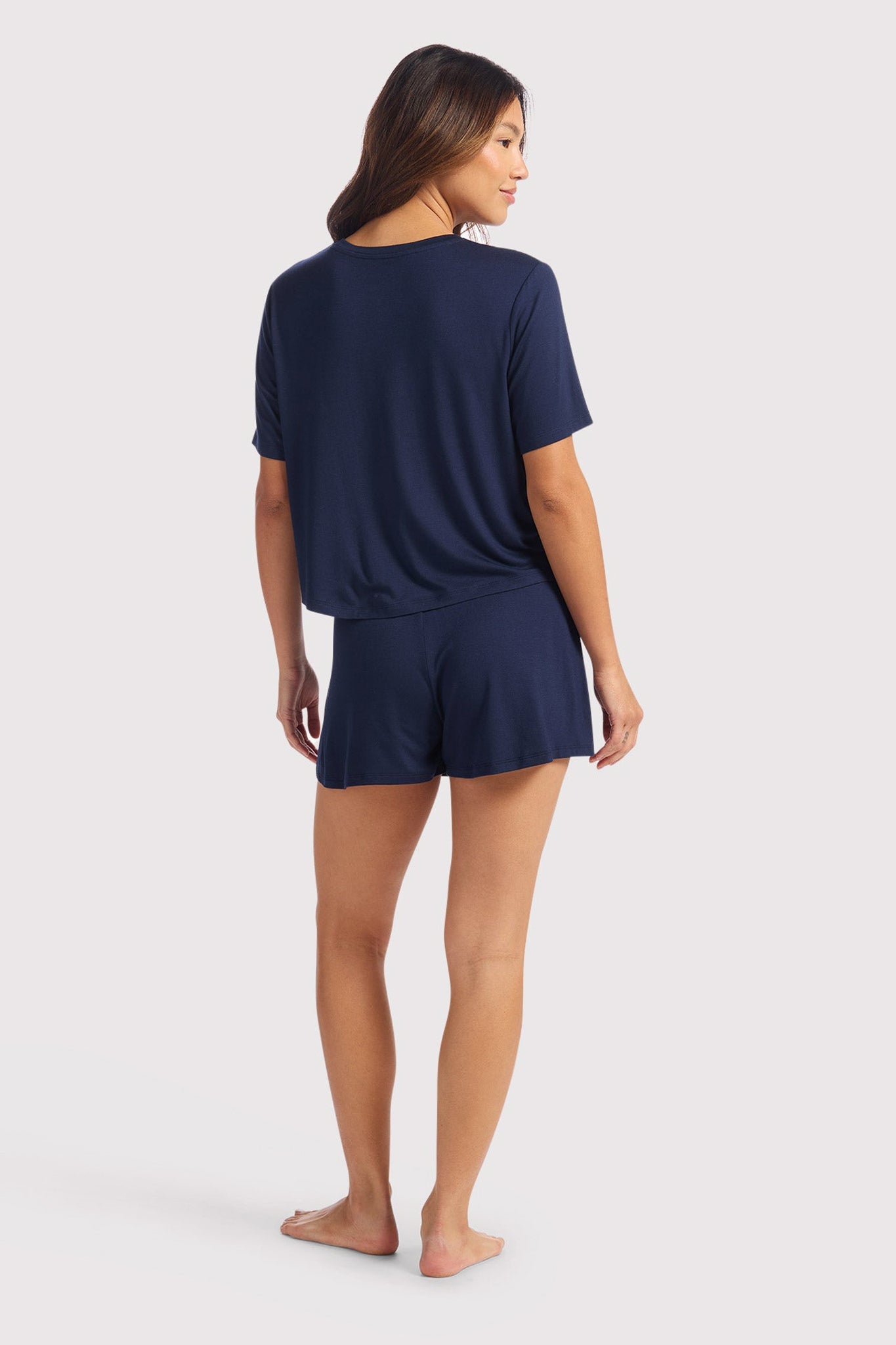 Pajama Short Set | Navy