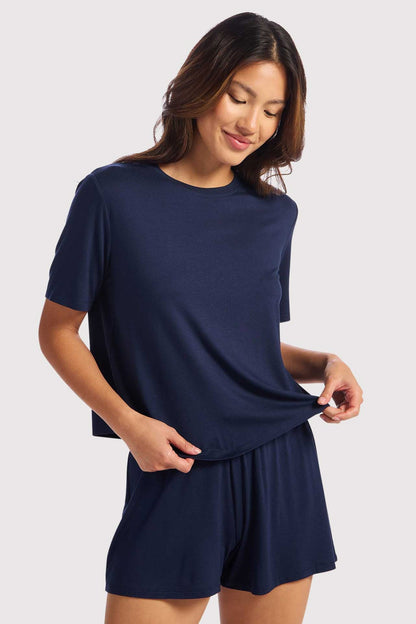 Pajama Short Set | Navy