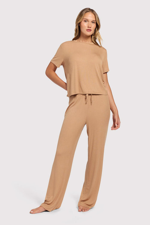 Ribbed Pajama Set | Cinnamon