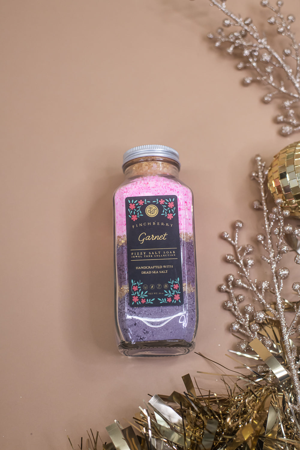 Finchberry Fizzy Salt Soak Garnet