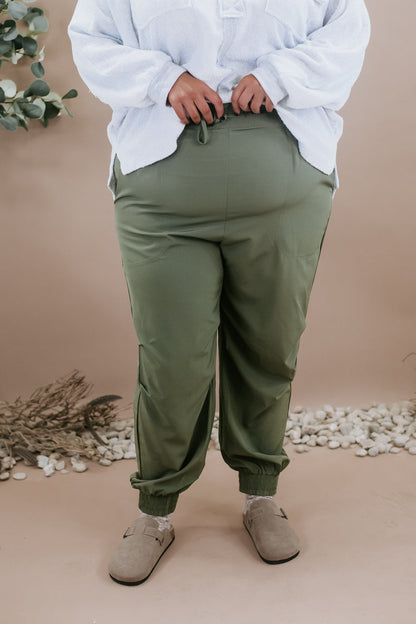 Jump To It Jogger, Olive