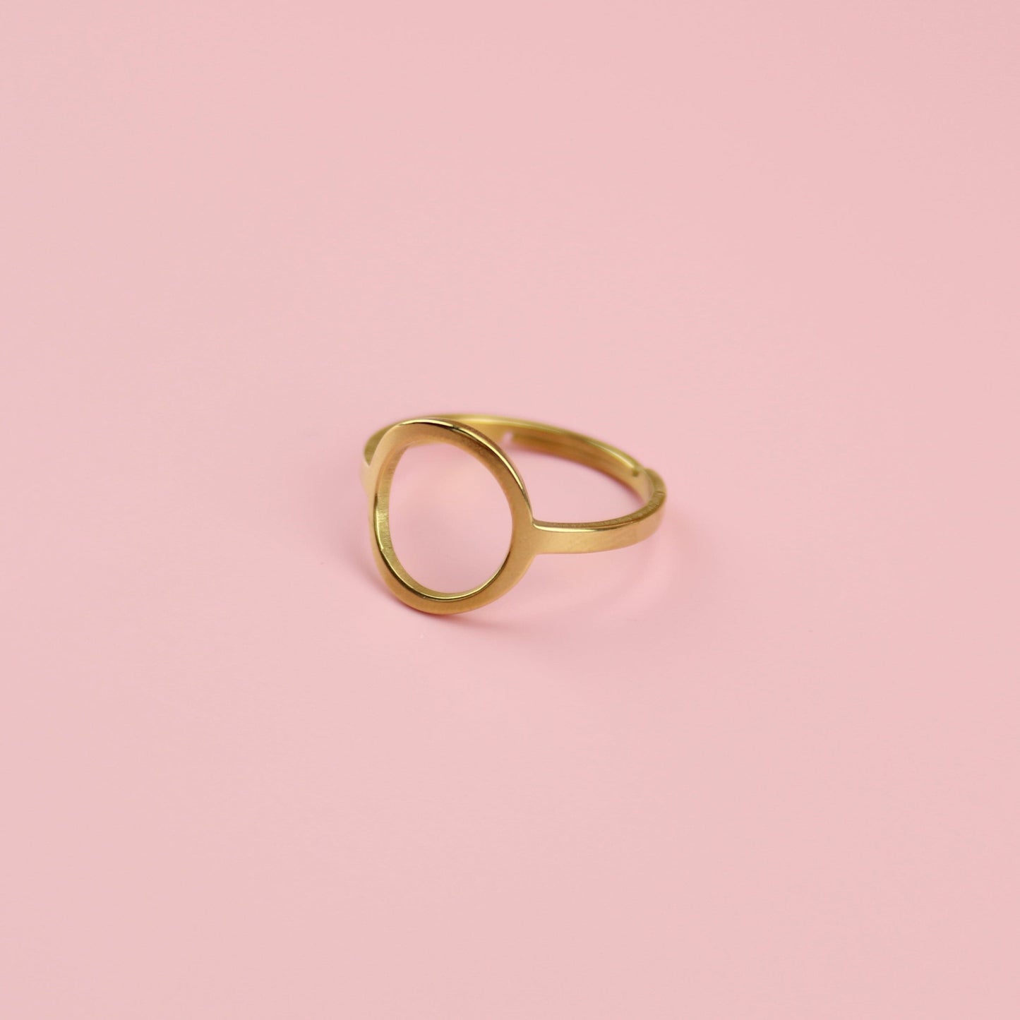 Cut Out Circle Ring (Gold Plated)