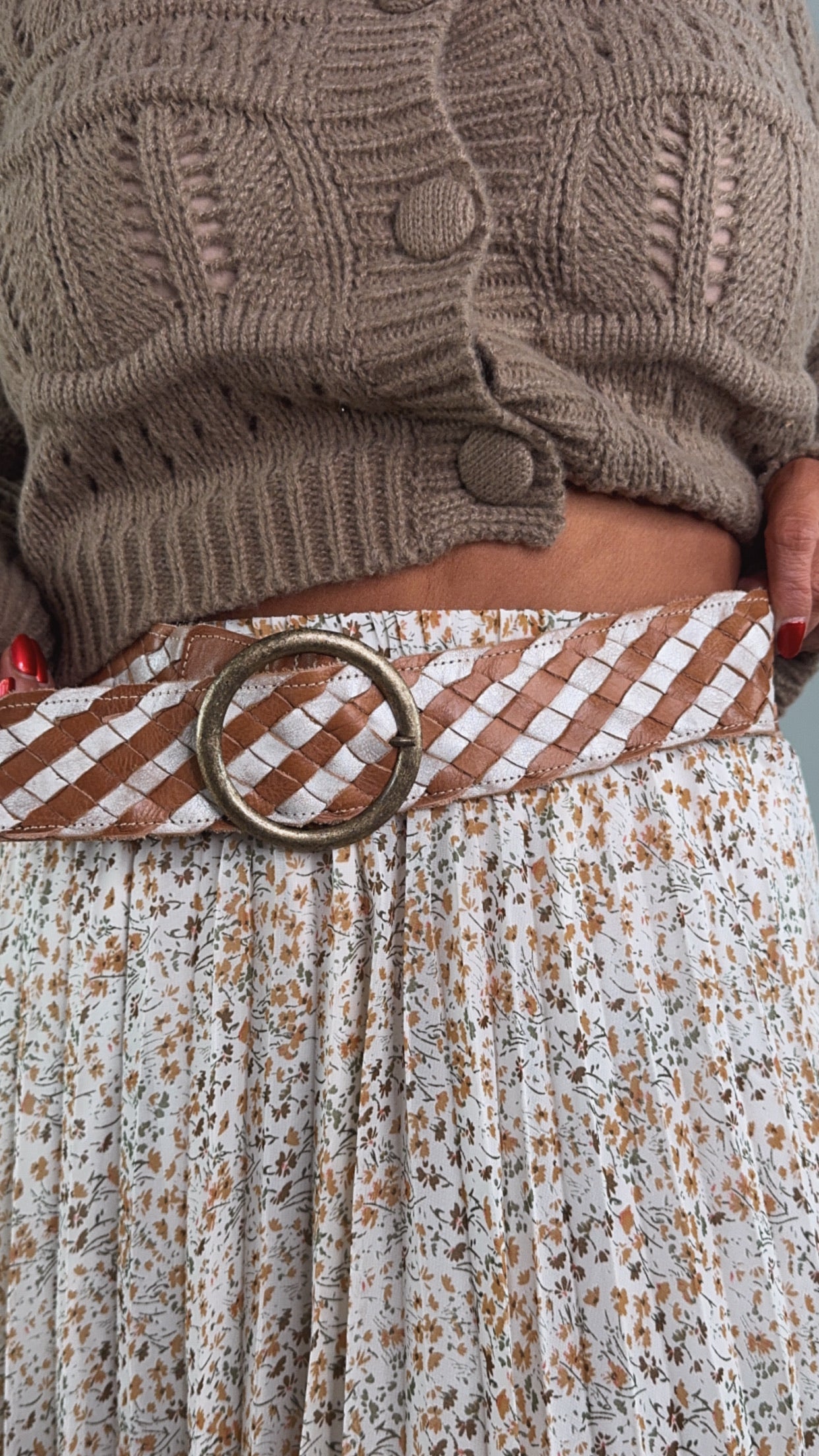 Bedstu Dreamweaver Belt, Tan Nectar Lux
