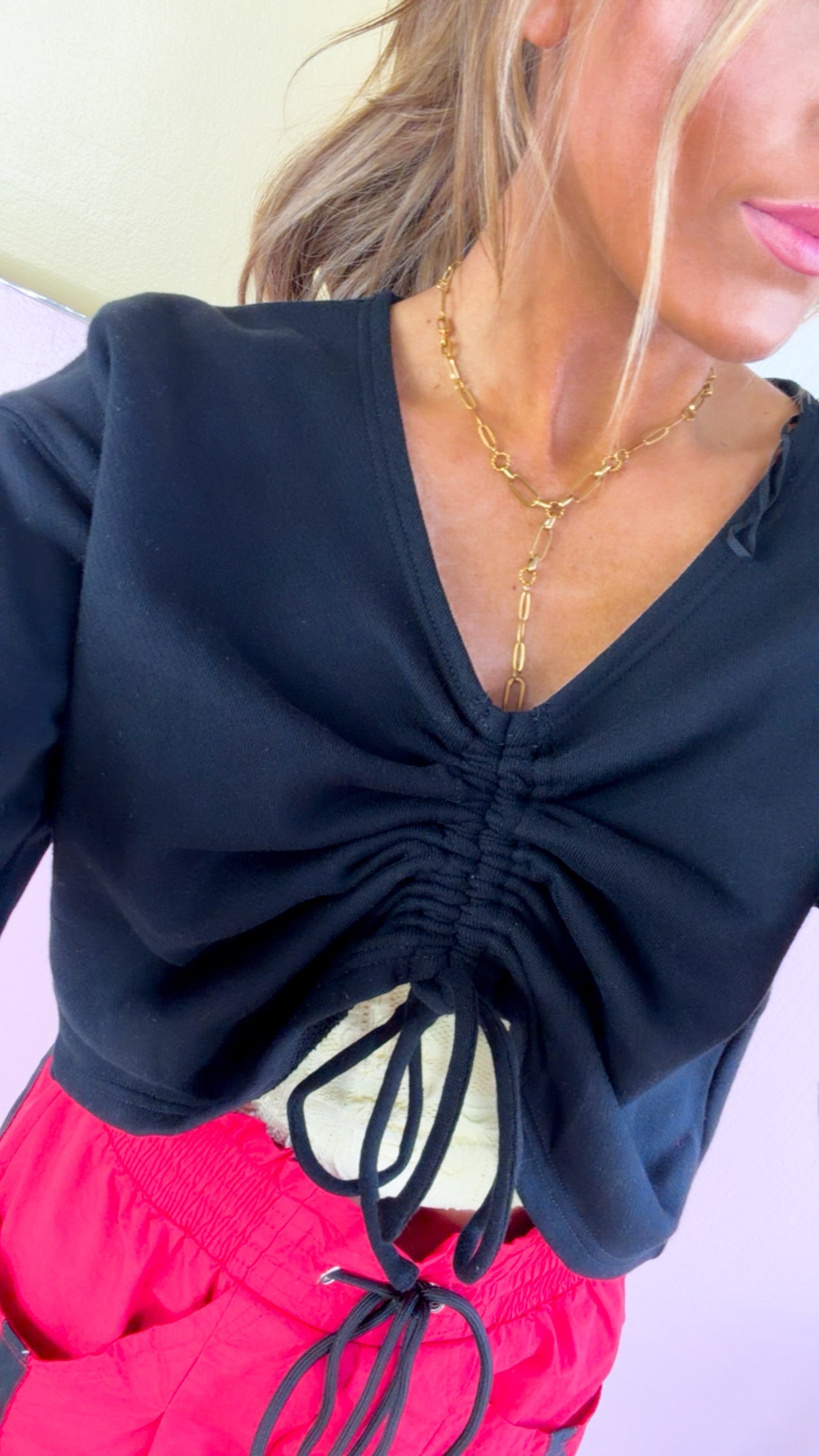 Daydream Knit Top, Black