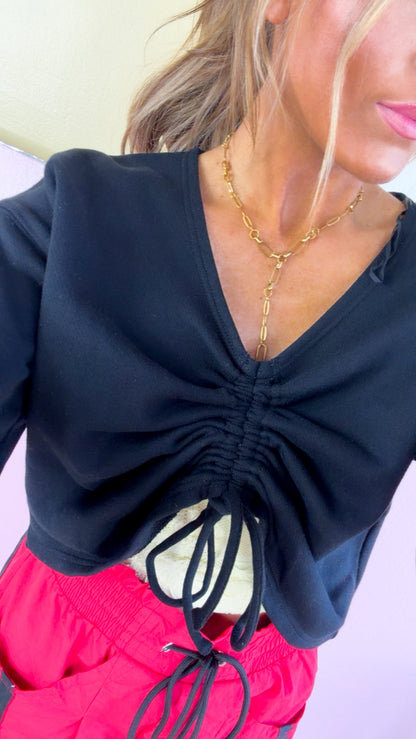 Daydream Knit Top, Black