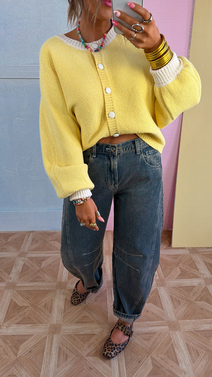 Golden Girl Cardigan, Butter Cream