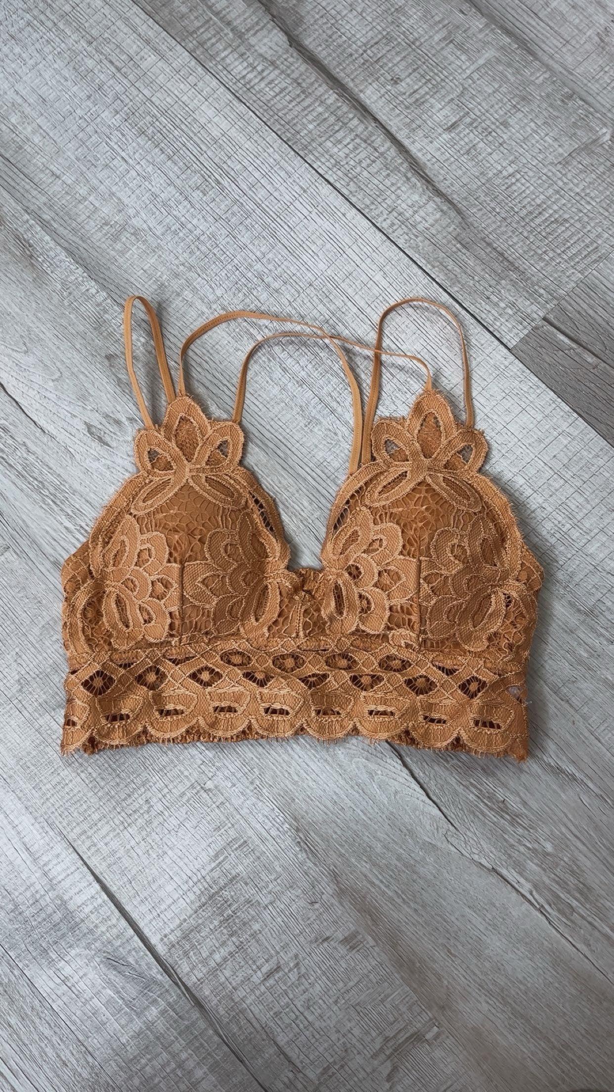 Opening Day Bralette, Tan