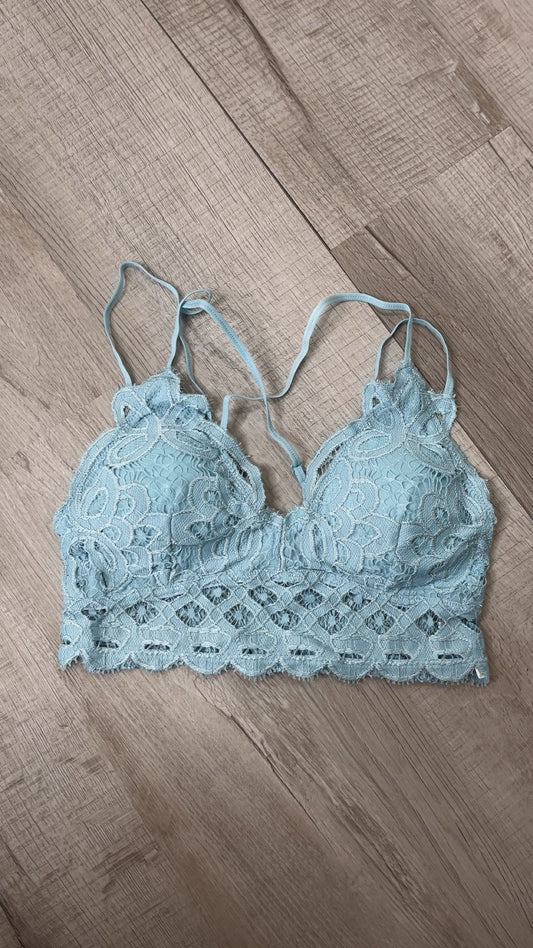 Opening Day Bralette,  Light Blue