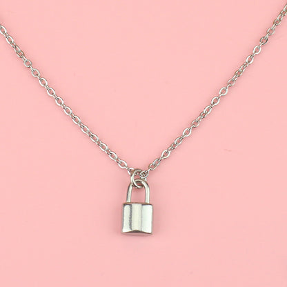Dainty Padlock Necklace