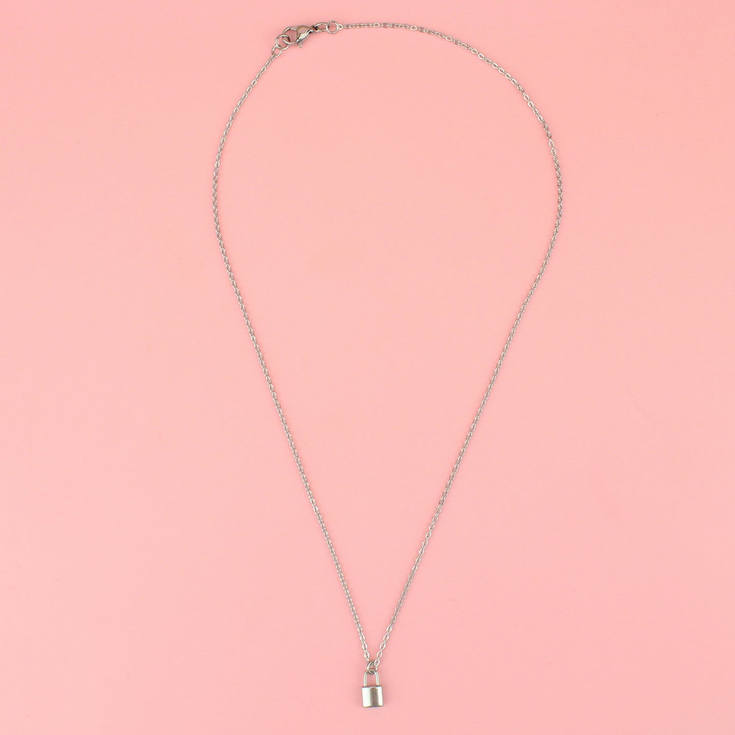 Dainty Padlock Necklace