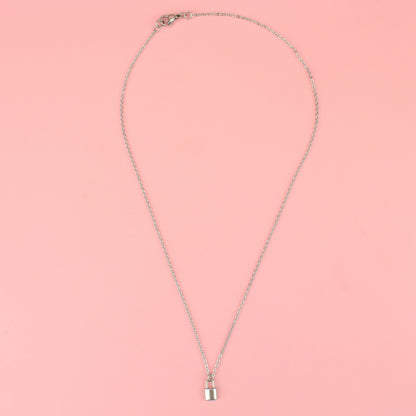 Dainty Padlock Necklace