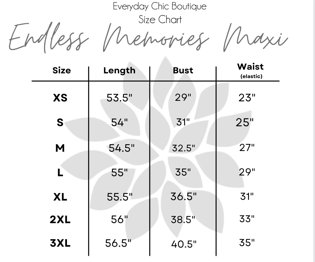 Endless Memories Maxi Dress, Orange