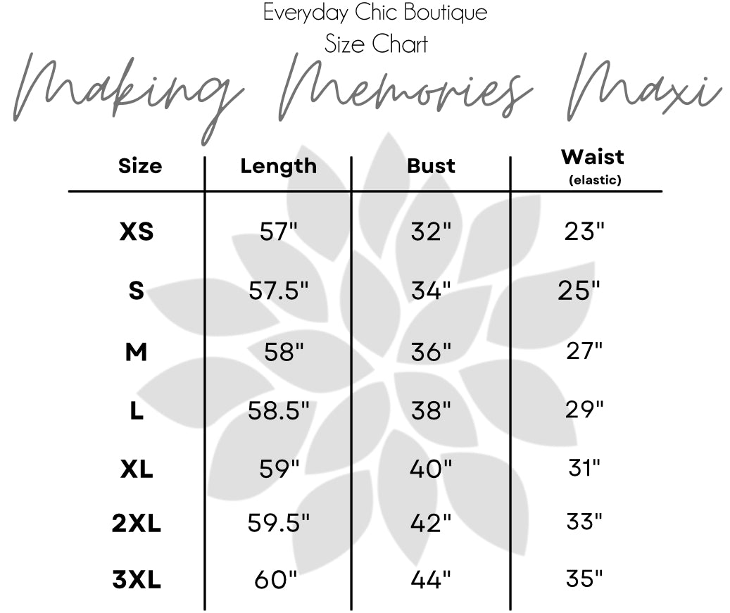 ECB Exclusive: Making Memories Maxi Dress, Black
