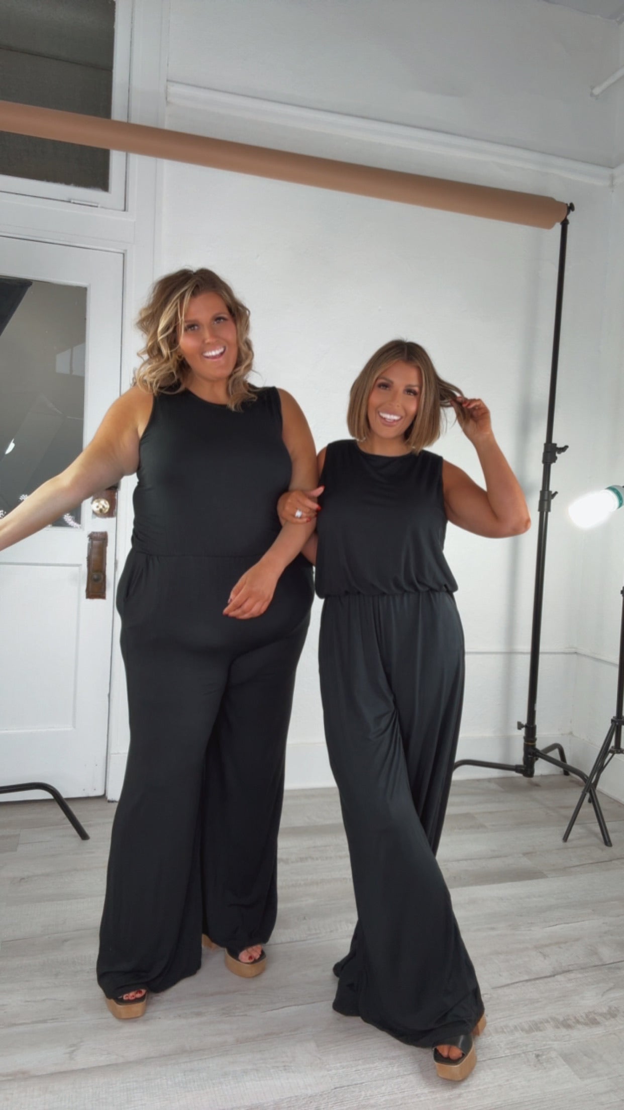 ECB Exclusive: Ready for Anything Jumpsuit, Black
