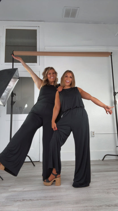 ECB Exclusive: Ready for Anything Jumpsuit, Black