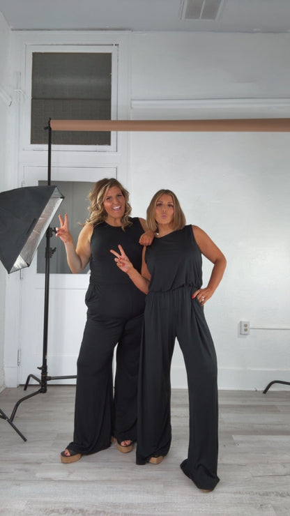 ECB Exclusive: Ready for Anything Jumpsuit, Black