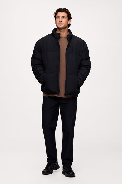 Men's Peak Puffer Jacket | Black