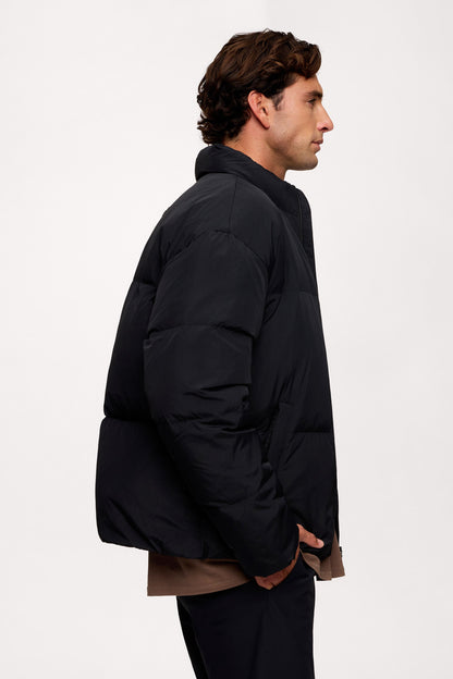 Men's Peak Puffer Jacket | Black