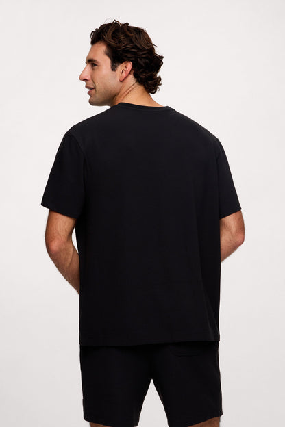 Performance Waffle T-Shirt | Black