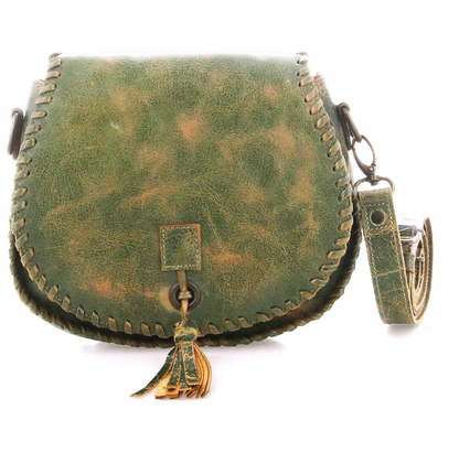 Bedstu Half Moon Crossbody, Forest Lux