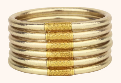 BuDhaGirl: Etoile All Weather Bangle (Set of 6)- Serenity Prayer