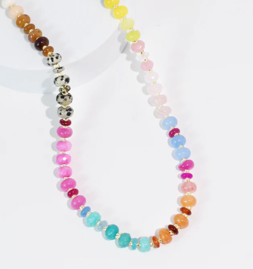 Happy Hues Gemstone Necklace