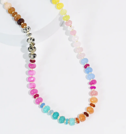 Happy Hues Gemstone Necklace