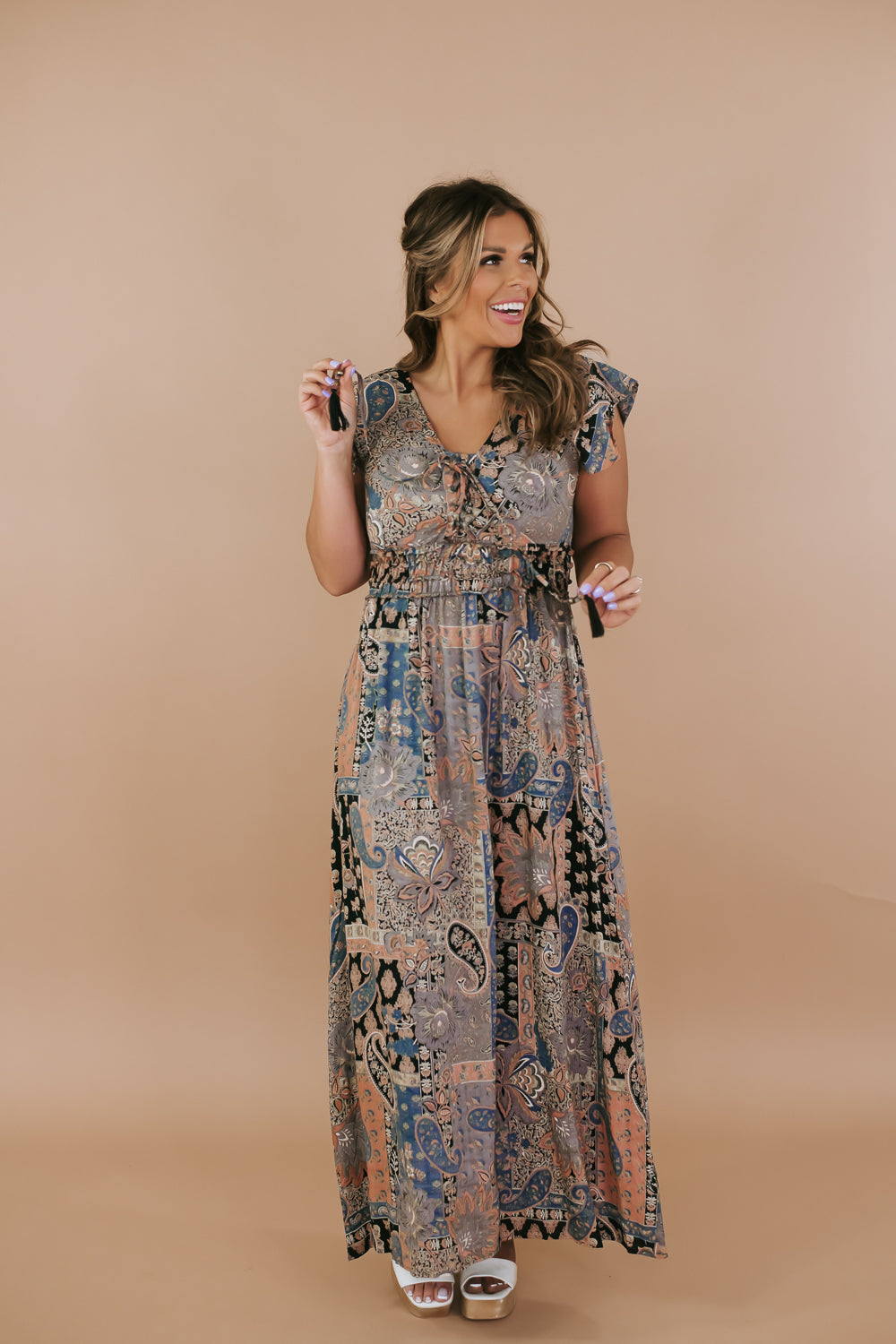 Golden Hour Boho Maxi, Multi