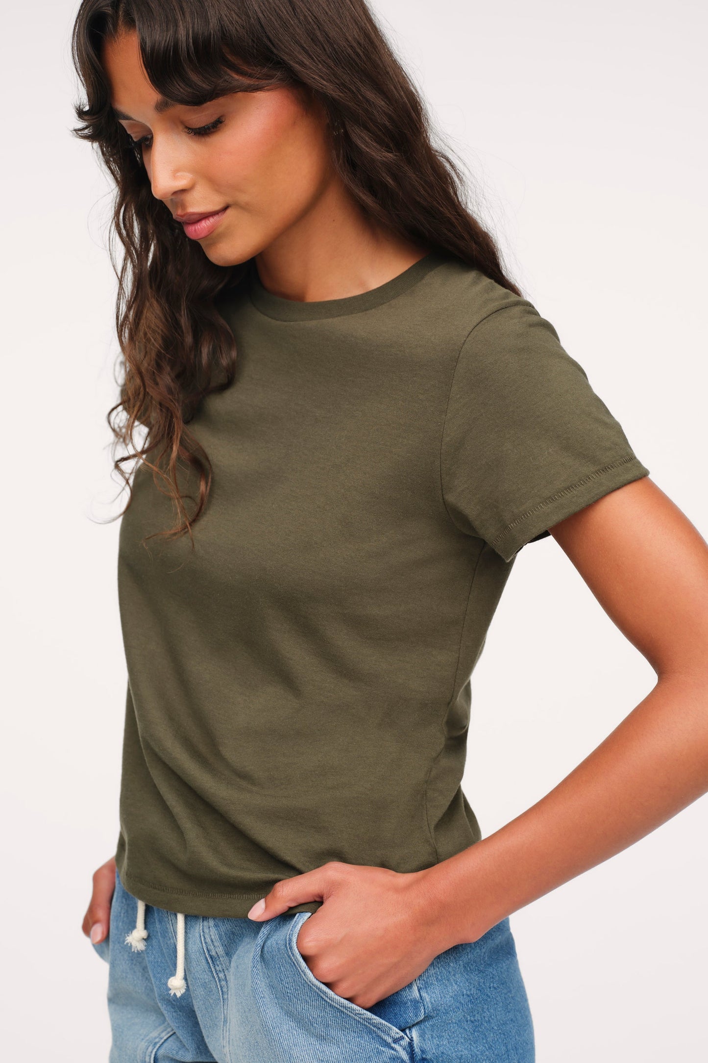 Perfect Tee | Darkest Olive