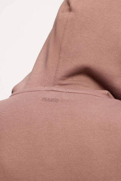 Core Fleece Two Way Zip Hoodie | Cocoa