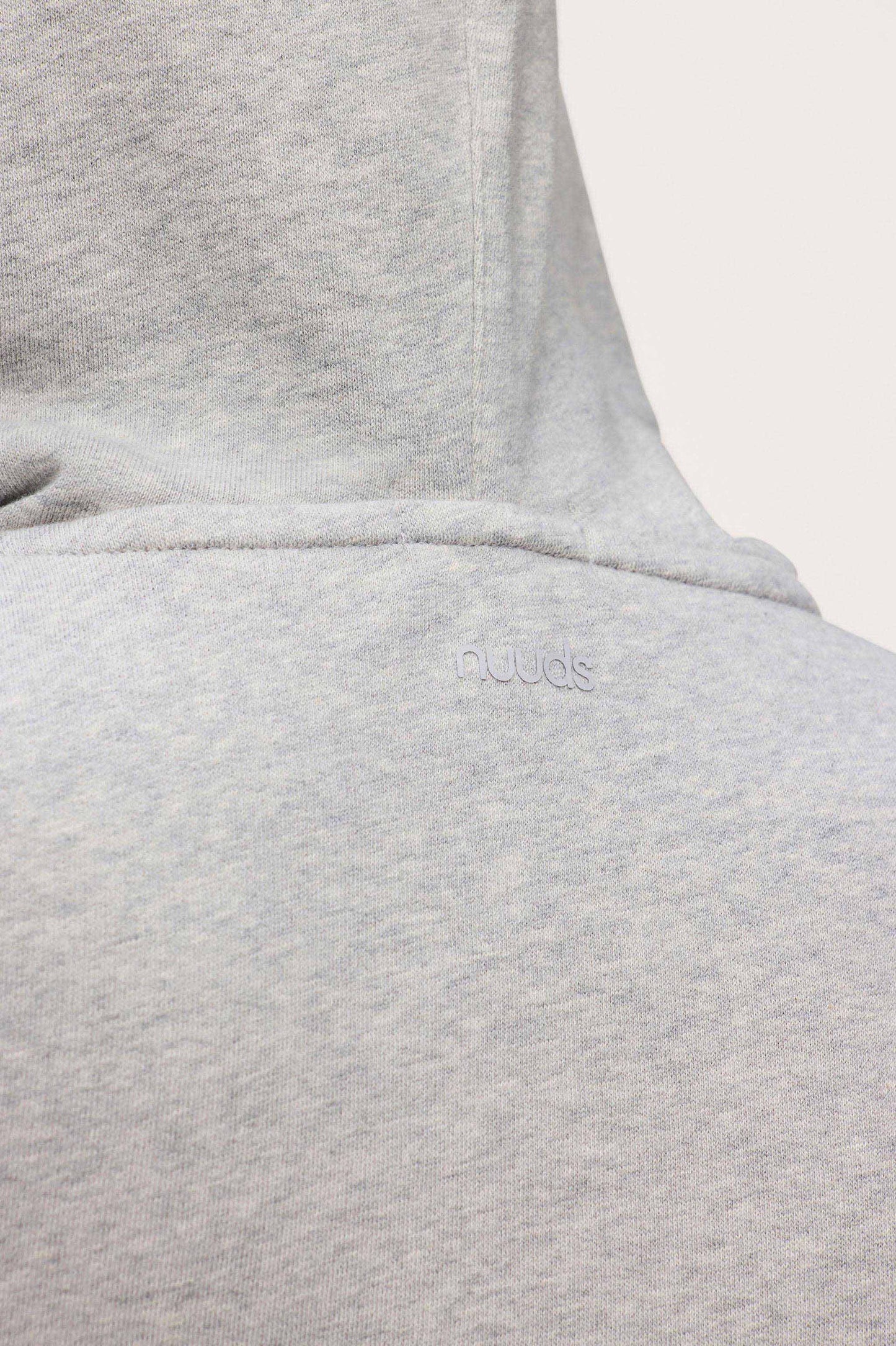 Core Fleece Two Way Zip Hoodie | Heather Grey