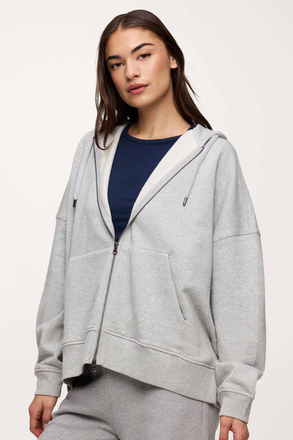 Core Fleece Two Way Zip Hoodie