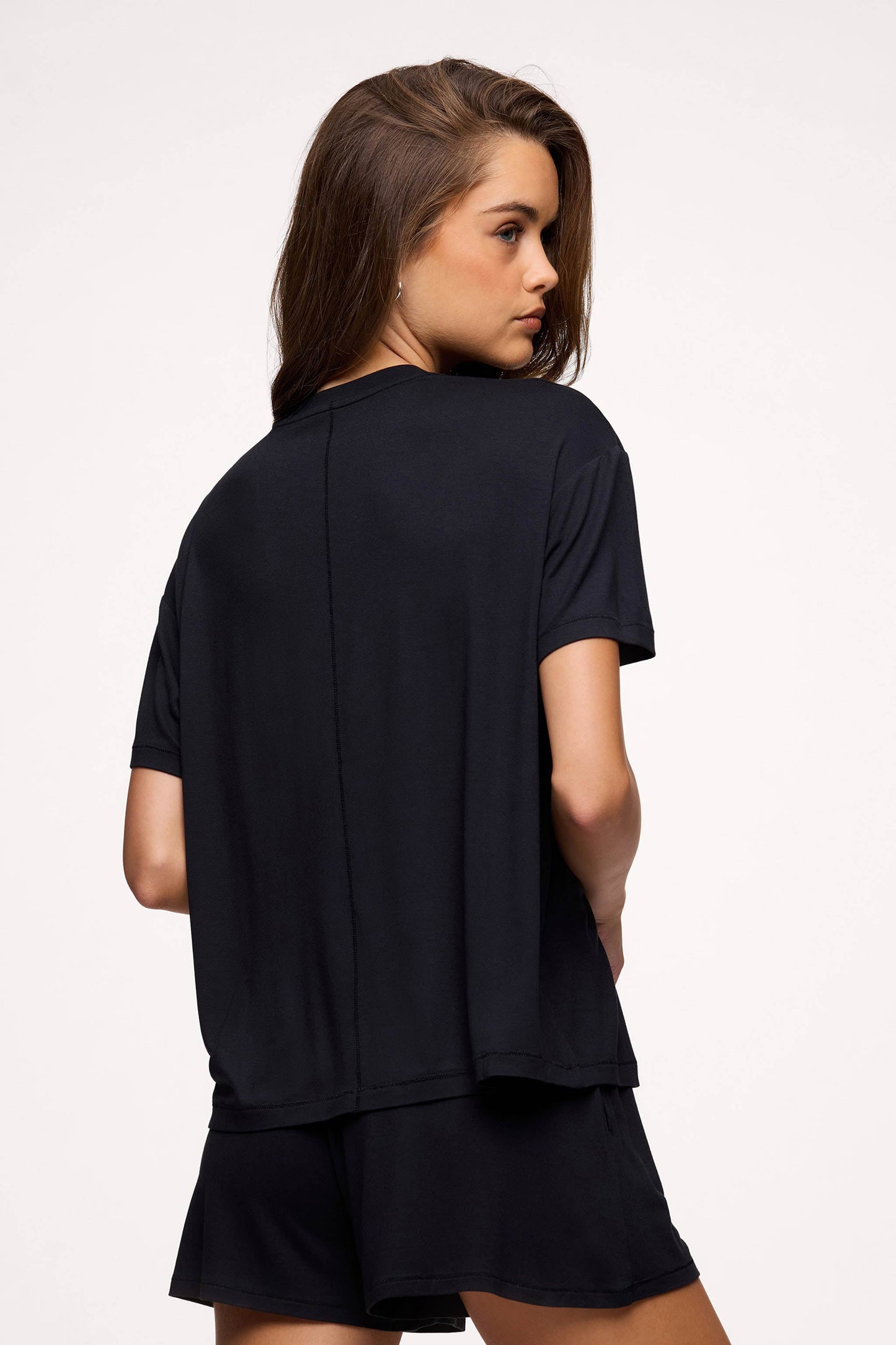 Boyfriend Pajama Tee | Black