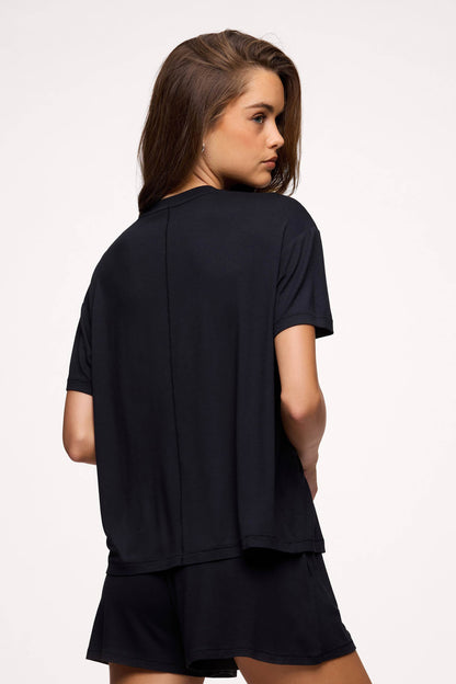 Boyfriend Pajama Tee | Black