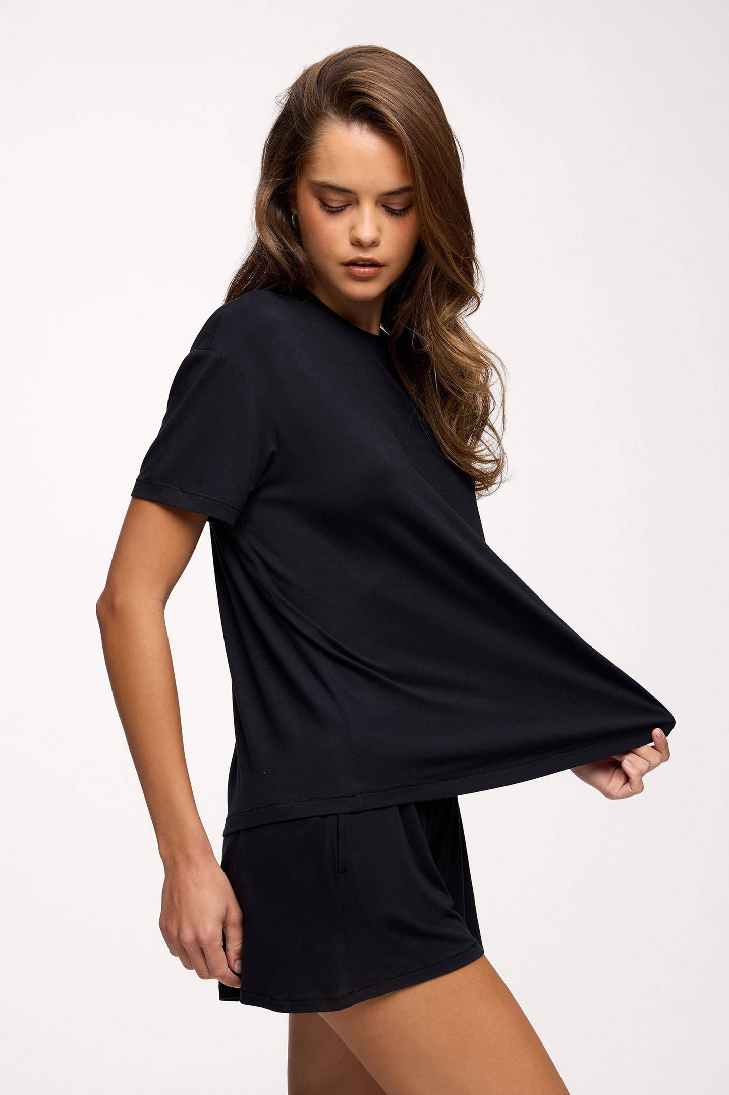 Boyfriend Pajama Tee | Black