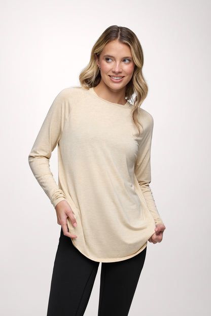 Featherweight Active Long Sleeve Shirt | Heather Oat