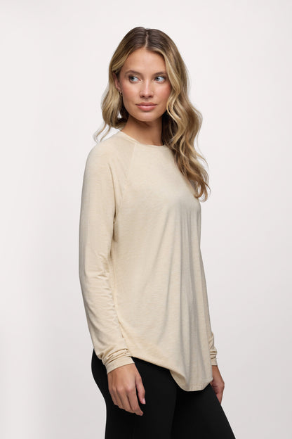 Featherweight Active Long Sleeve Shirt | Heather Oat