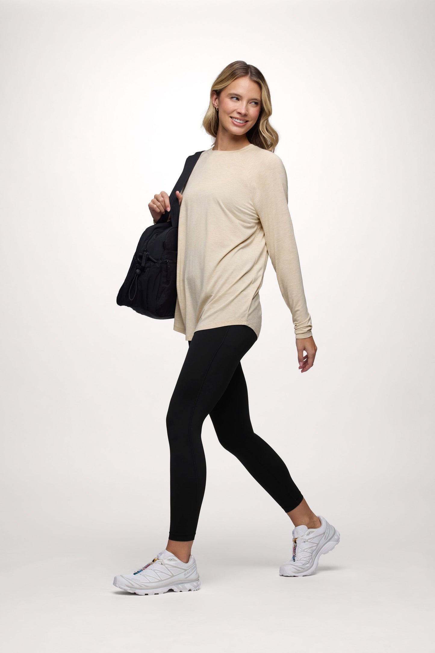 Featherweight Active Long Sleeve Shirt | Heather Oat
